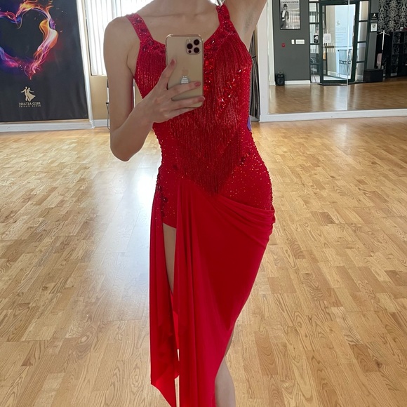 Cherry Red 🍒 Dress Size Small - Picture 2 of 4